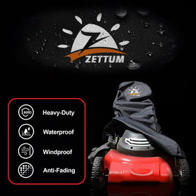 Zettum Push Lawn Mower Cover heavy duty waterproof PU coating guards against rain
