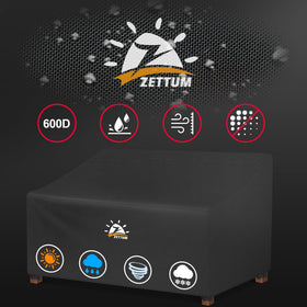 Zettum fade-resistant cover maintains color after sun exposure.
