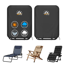 Zettum Zero Gravity Chair Cover shows universal fit for most chairs, implying broad compatibility.