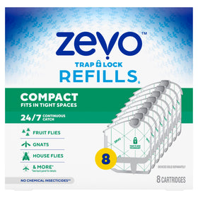 ZEVO compact refill 8-pack front view for continuous indoor control