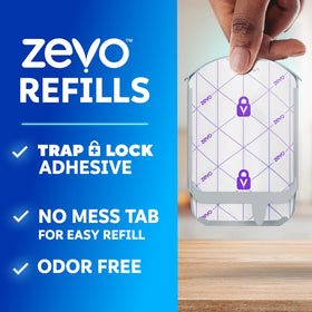 ZEVO refill cartridges fit MAX and standard traps for seamless pest control.