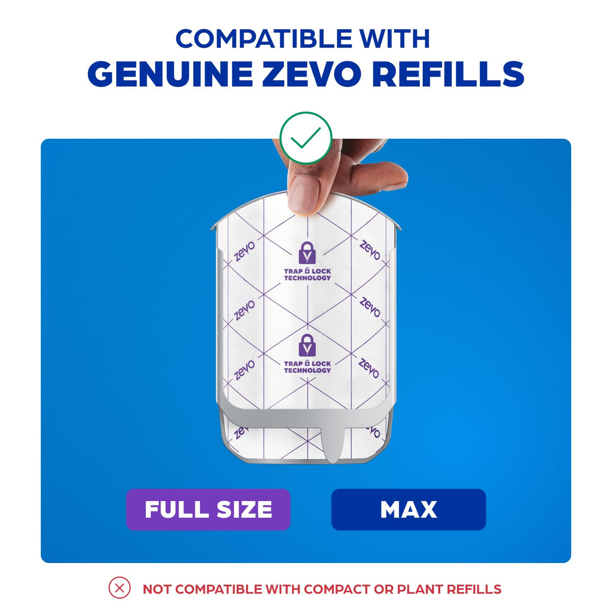 ZEVO triple-cartridge pack highlights ongoing protection and value.