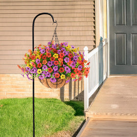 ZFProcess hanging plant bundle elevates porch décor with simple assembly.