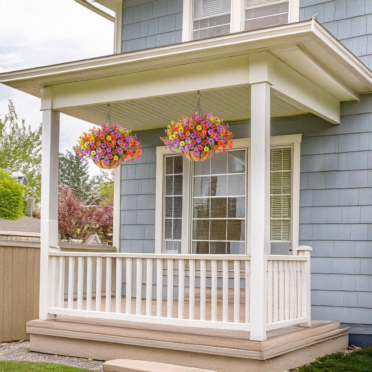 ZFProcess UV-resistant daisies withstand sunlight while remaining vibrant and lifelike.