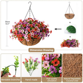 ZFProcess daisy basket assembly kit for easy outdoor decor