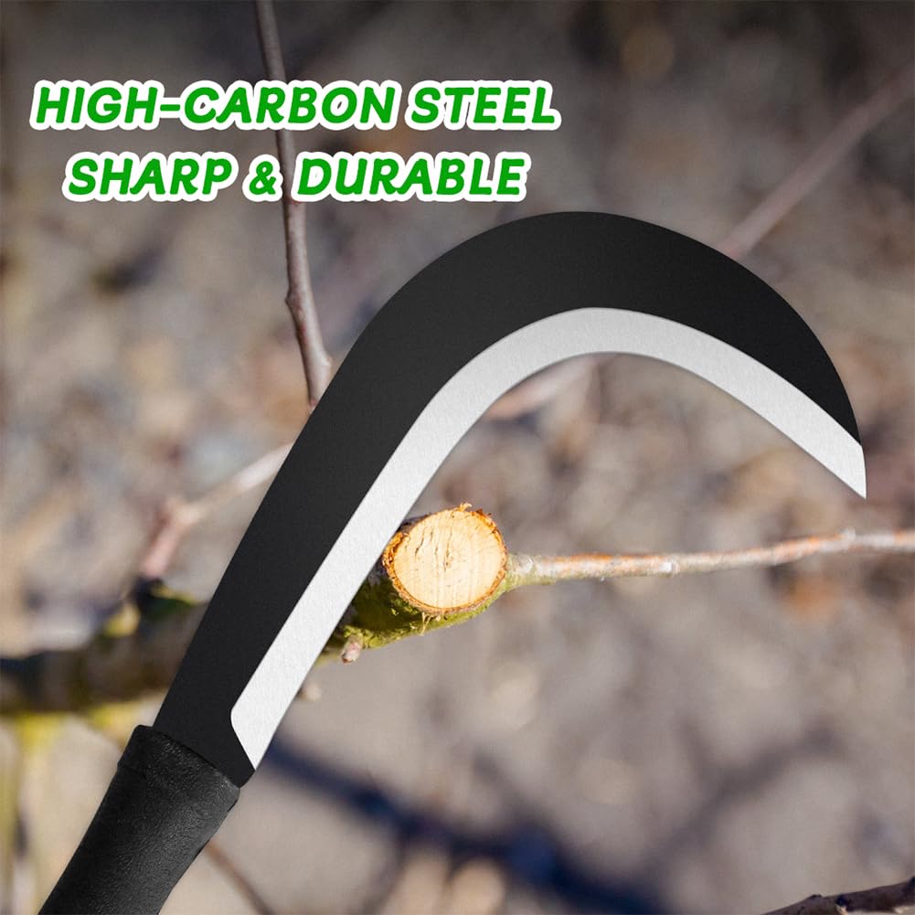 Z & G Heavy Duty Clearing Sickle Machete for demanding yard tasks.