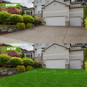 ZGR Home&Garden fade-resistant grass keeps color vibrant in sun