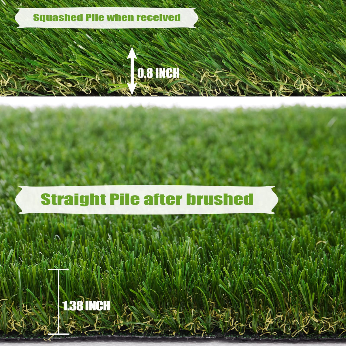 ZGR Home&Garden pet-friendly synthetic grass suitable for dogs and kids