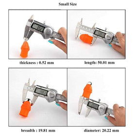 ZGYFJCH thumb knife angle design enables comfortable one handed trimming.