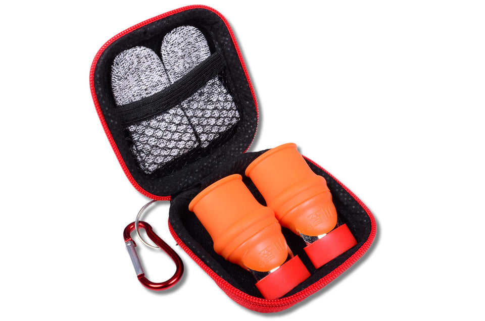 ZGYFJCH Upgrade Garden Silicone Thumb Knife packaging shows a complete harvest kit for easy gardening.