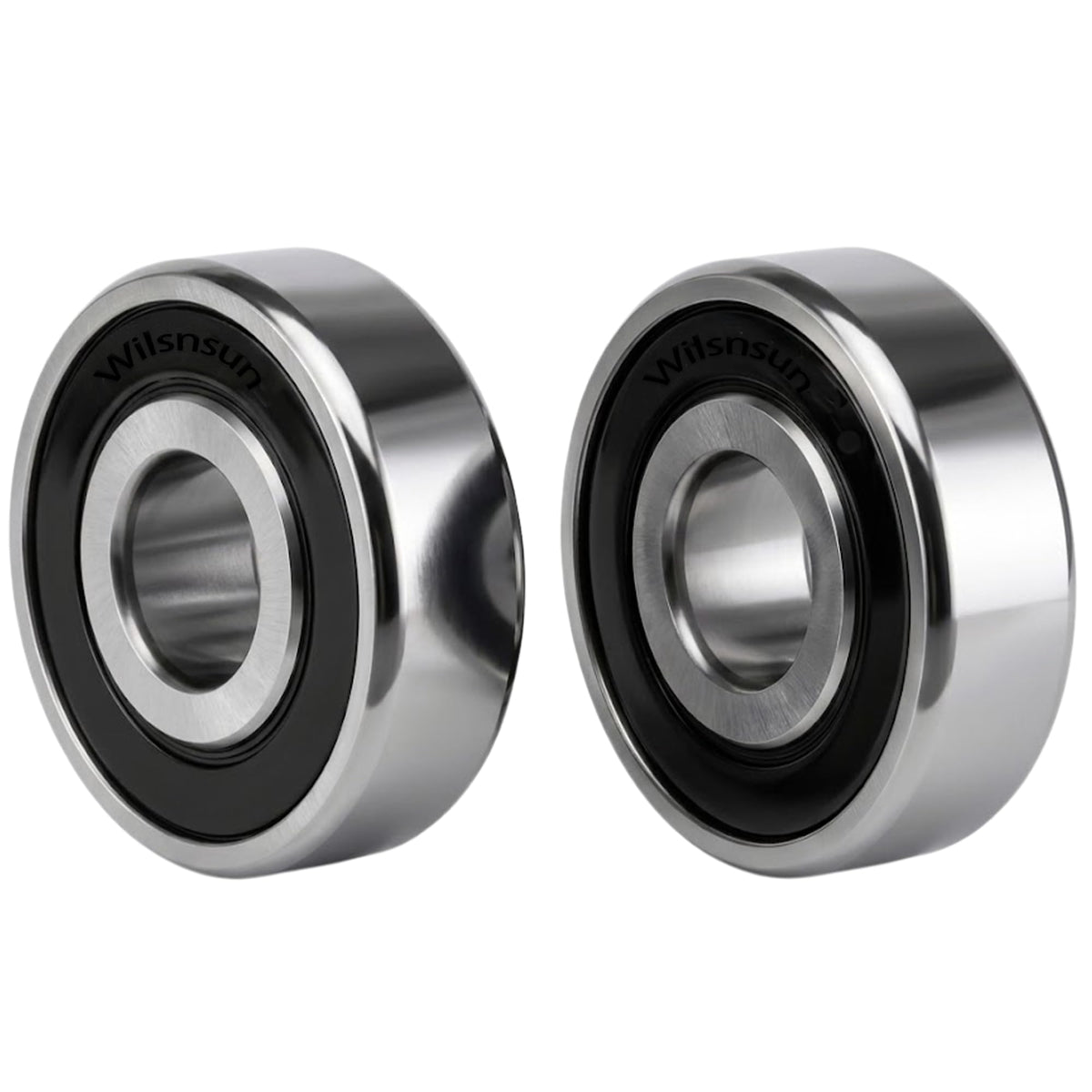 ZHANG 6203-2RS sealed bearing close-up with double seal for dirt protection.