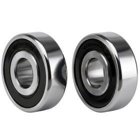 ZHANG 6203-2RS sealed bearing close-up with double seal for dirt protection.