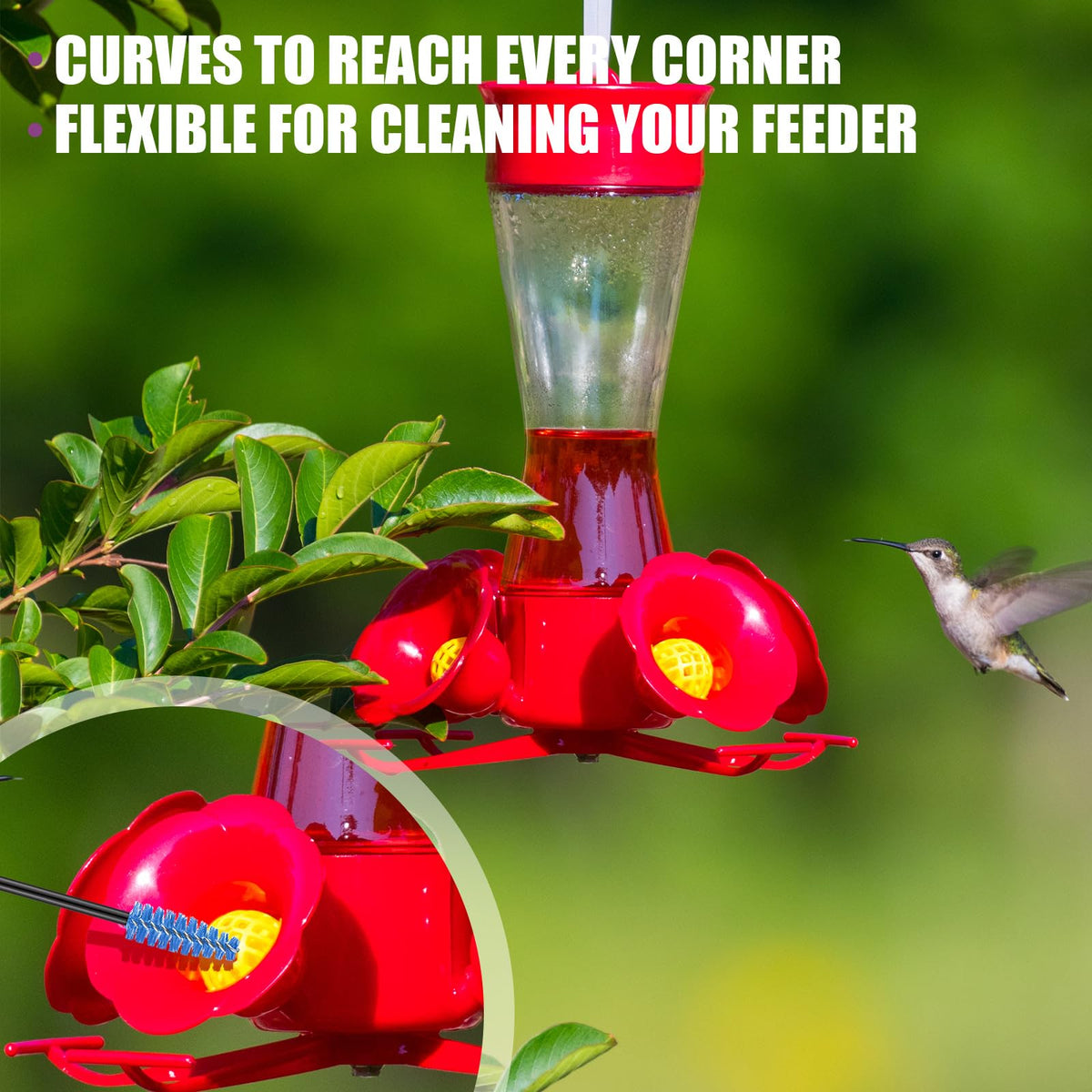 Zhehao gift-ready hummingbird feeder care set for bird lovers