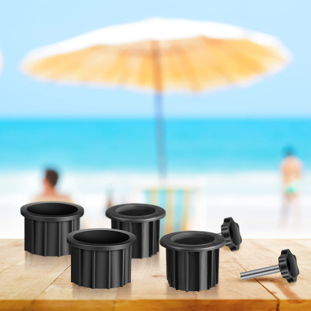 Zhengmy six-piece replacement kit enables easy outdoor umbrella maintenance.