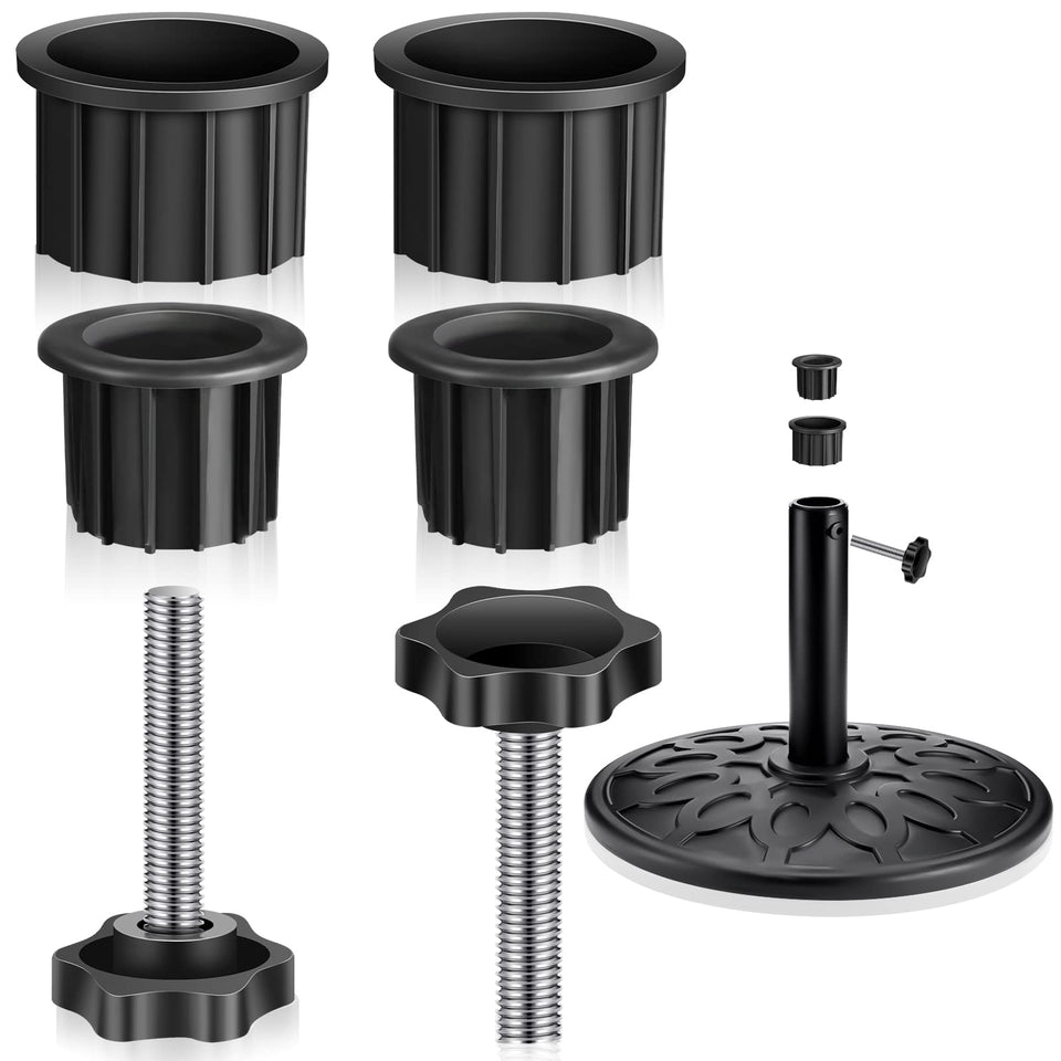 Zhengmy umbrella base ring cover and M8 knob provide stable attachment.