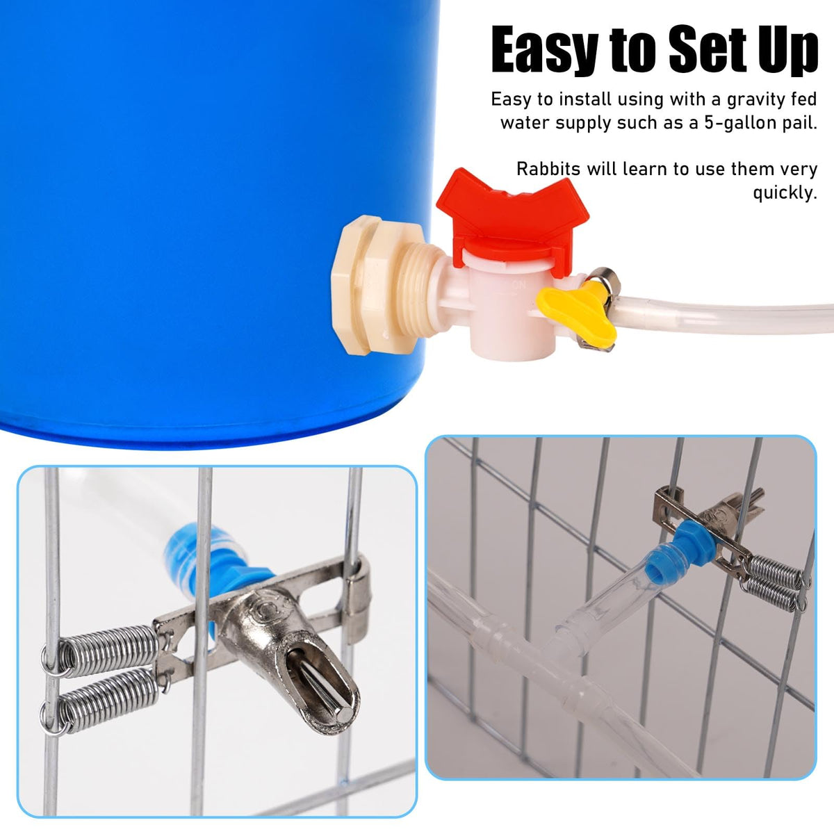 ZHEQOGZH hose clamps securing tubing in all weather