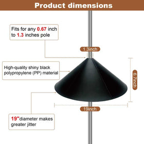 ZHIGLMYD Gnaw-resistant polycarbonate keeps guards intact.