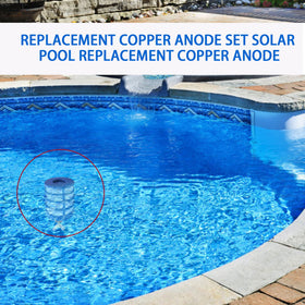 Zhitaoxun copper anode 18mm diameter with M6 thread detail.