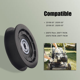 ZHIXING 120-7082 idler pulley with precise dimensions for fit checks.