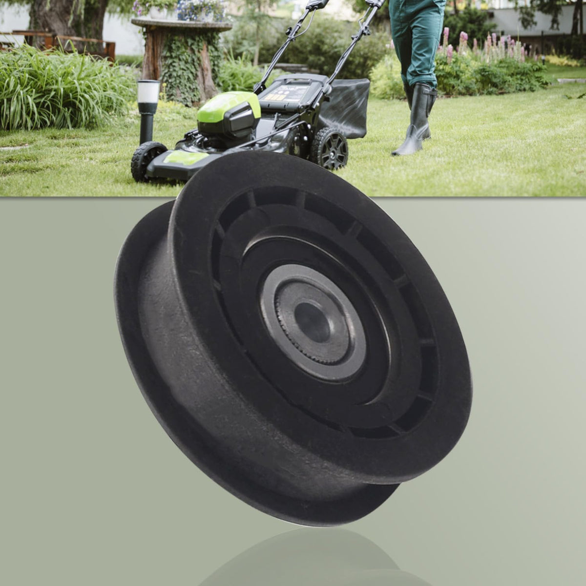ZHIXING 120-7082 idler pulley installed with existing drive systems.