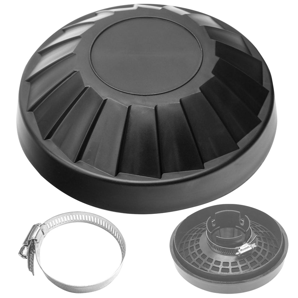 ZHIXING air filter rain cap for Kawasaki FX series protects engine from rain and debris.