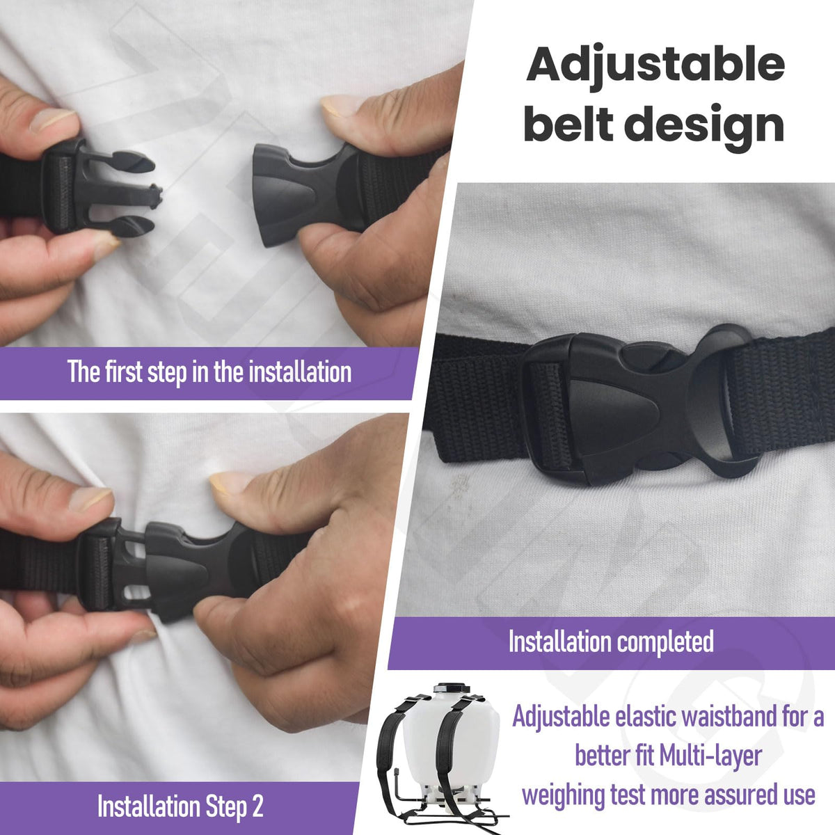 ZHIXING adjustable strap allows a customized, ergonomic fit
