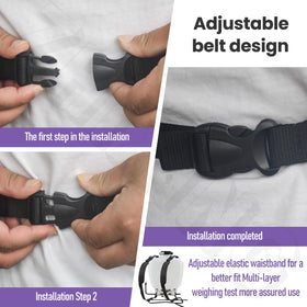 ZHIXING adjustable strap allows a customized, ergonomic fit