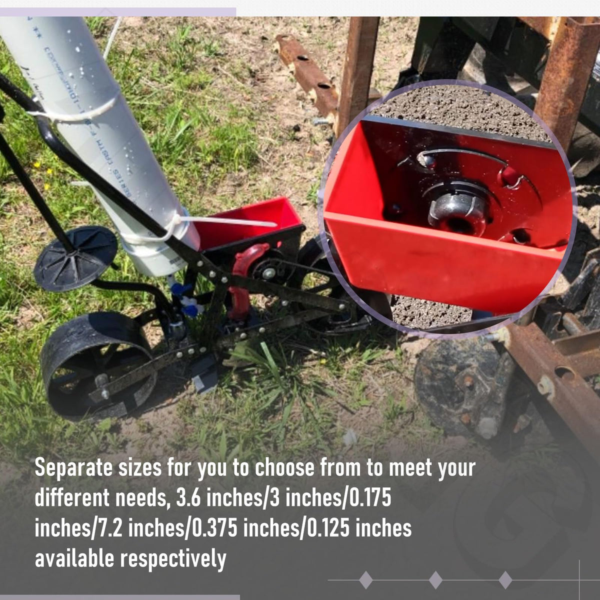 ZHIXING durable seed plate material withstands regular garden use.