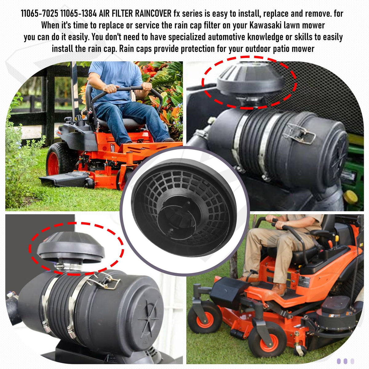ZHIXING compatible with multiple Kawasaki models for flexible replacement options.