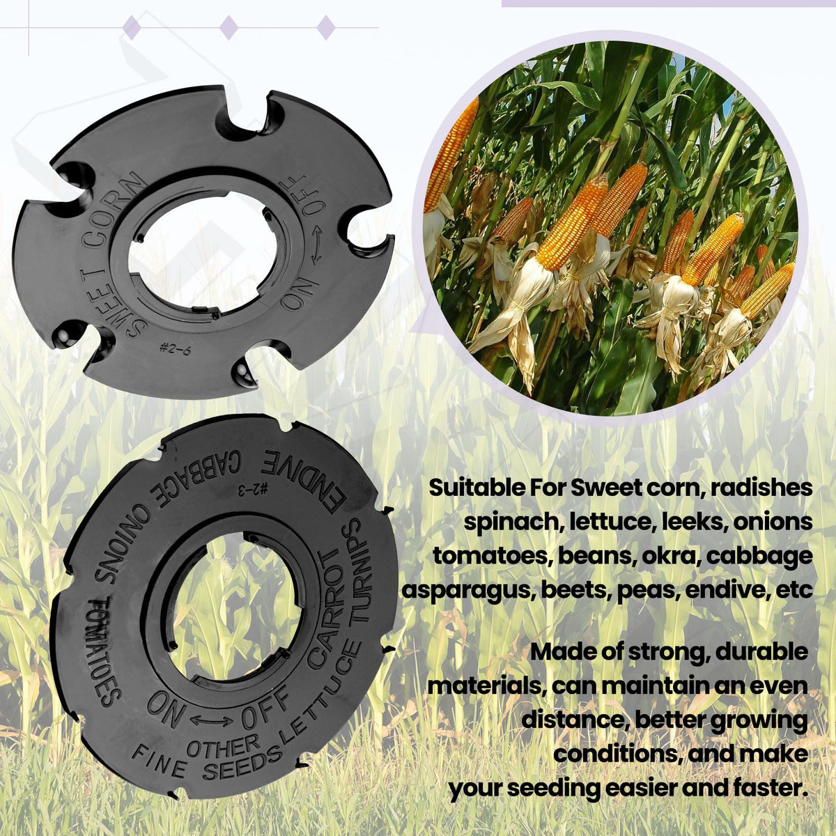 ZHIXING easy seeding process supports faster garden setup.