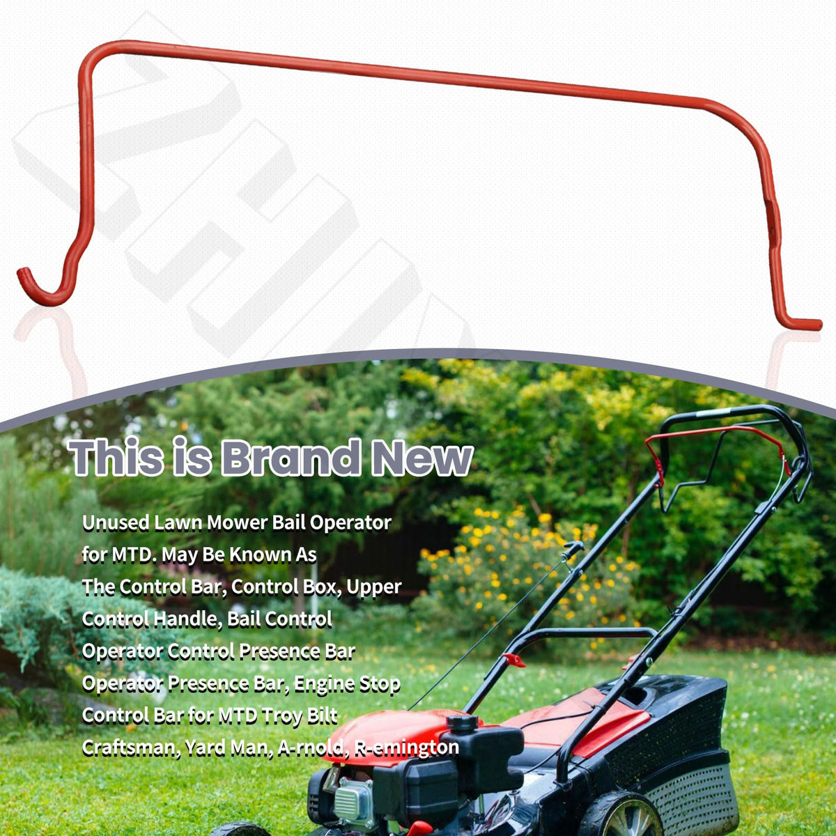 ZHIXING engine stop control bar, enables controlled blade halt.