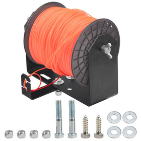 ZHIXING trimmer line holder front view with rugged steel for trailer use