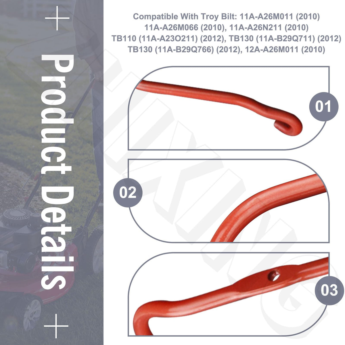 ZHIXING compatibility note, aligns with MTD, Troy-Bilt, Craftsman models.