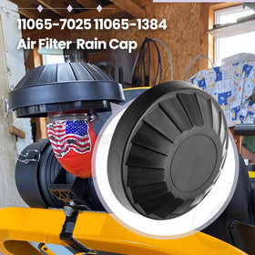 ZHIXING waterproof rain cap keeps air intake clean in rain.