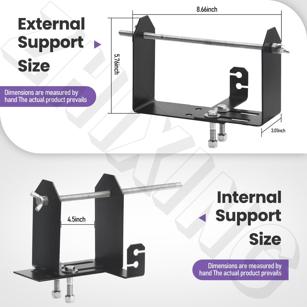 ZHIXING adjustable-width holder spans 4.5-8.6 inches for different spool sizes