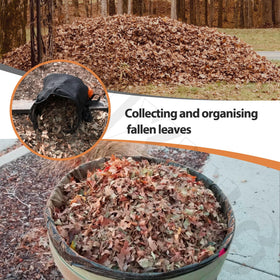ZHIXING Trivac bag offers 10-gallon capacity for leaves and mulch