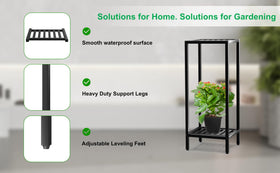 Zhongma 2-Tier stand with 12x12 inch base dimensions