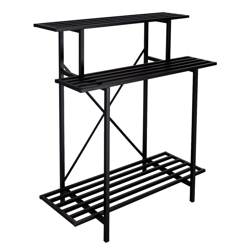 Zhongma 3-tier plant stand durability test image conveys long-lasting service