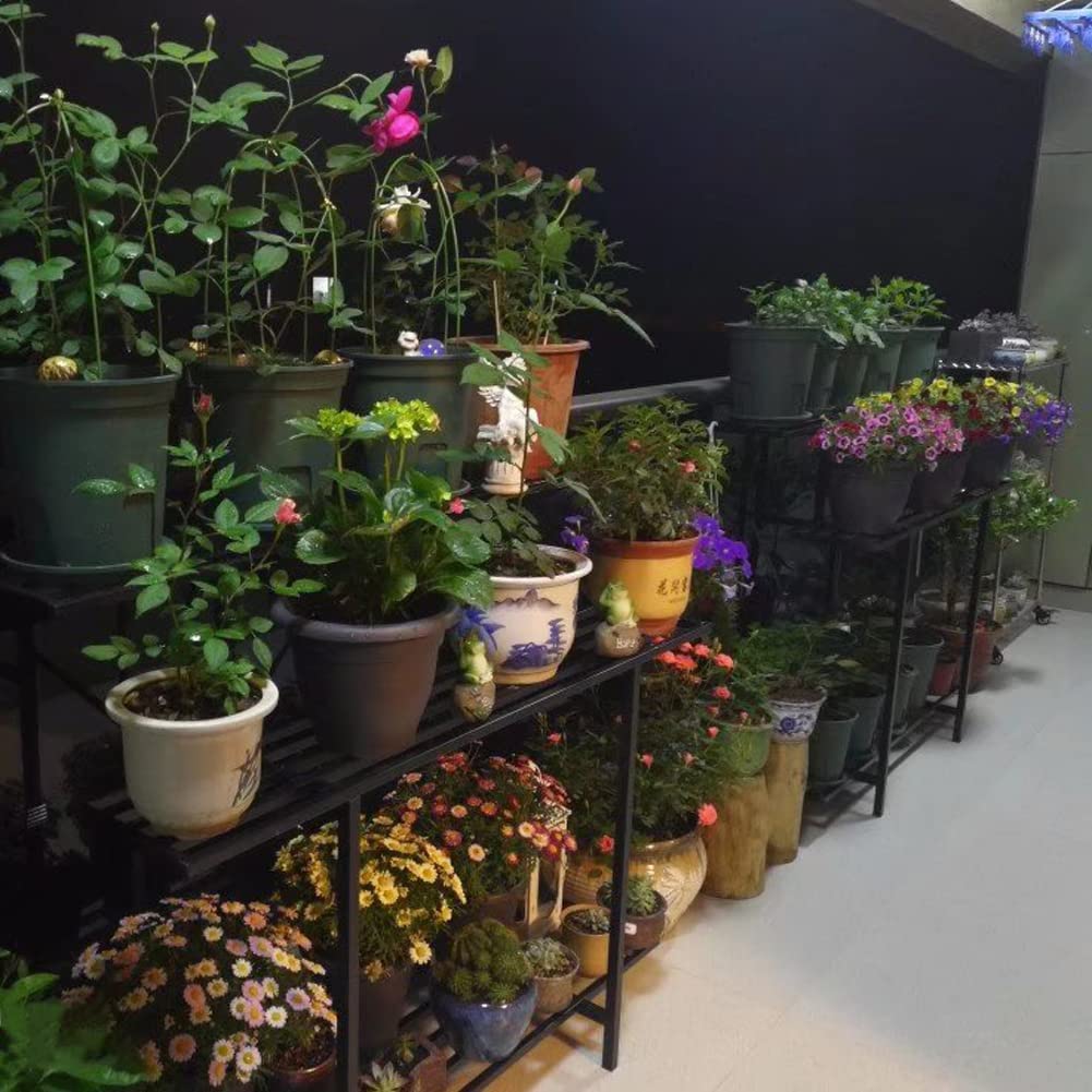 Zhongma 3-tier plant stand top-down shows compact footprint for indoor use