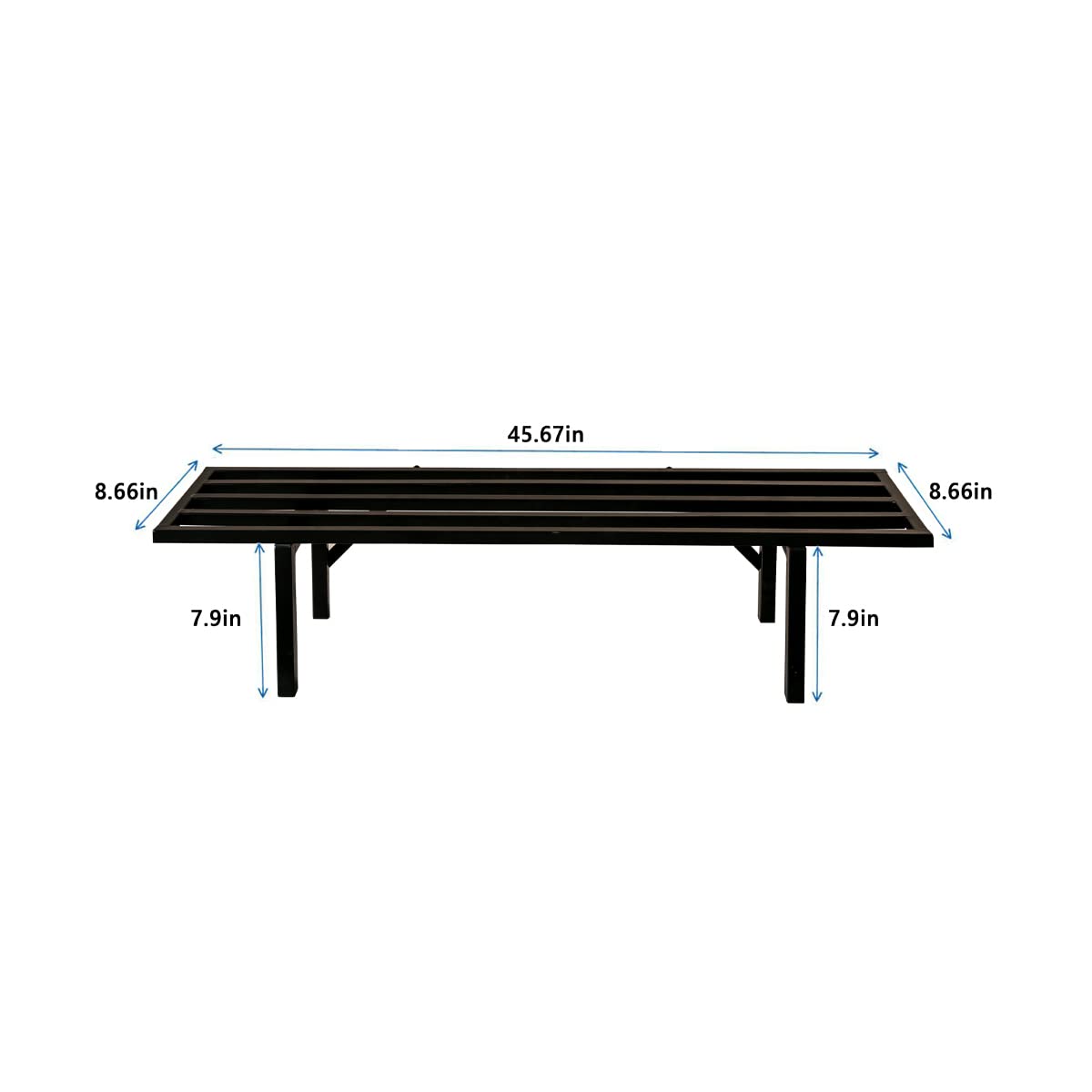 Zhongma One Tier Plant Stand detailed joints and powder coated frame for durability