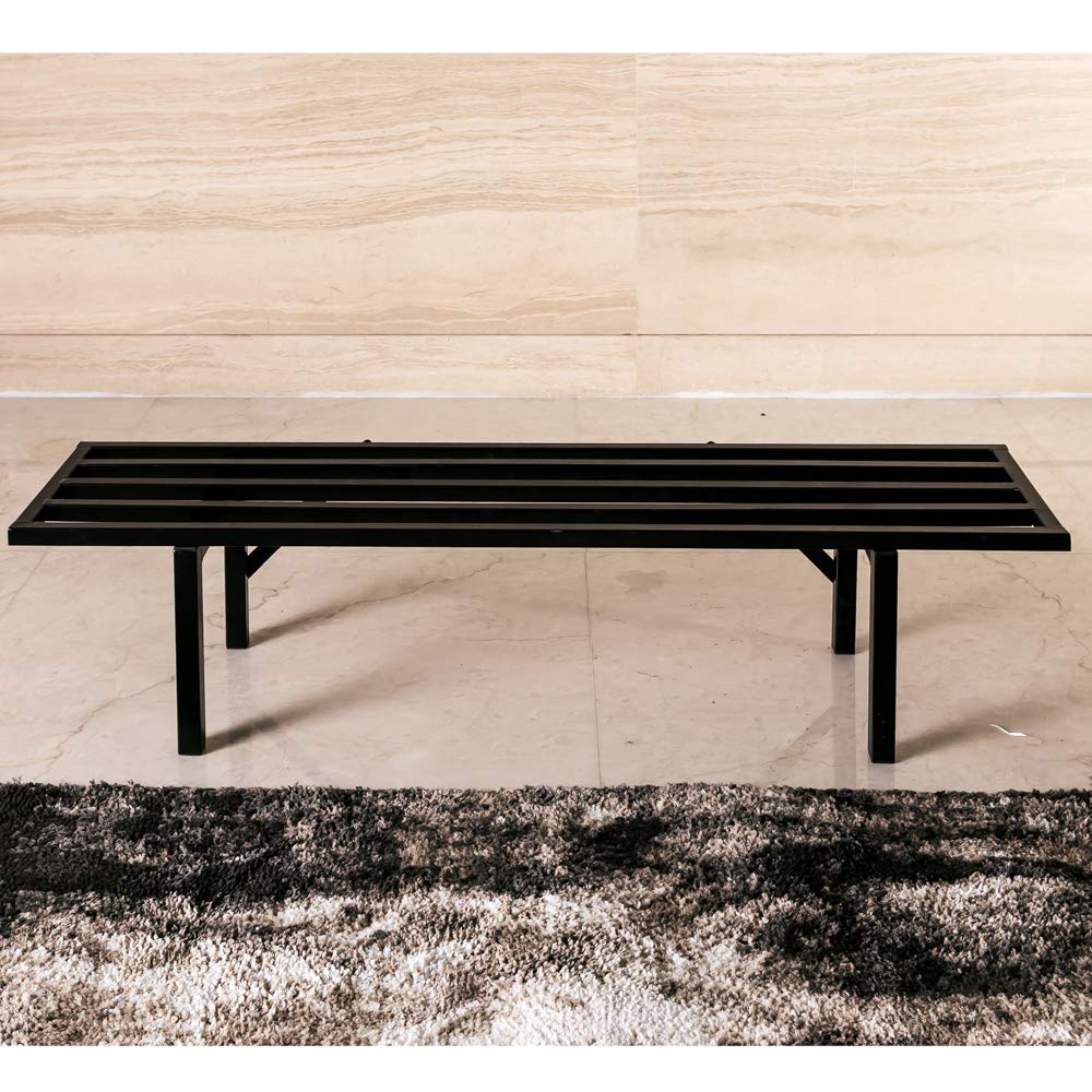 Zhongma One Tier Plant Stand front view with sturdy steel frame for reliable display