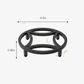 Zhongma plant stand front view highlights four-legged stability for large planters.