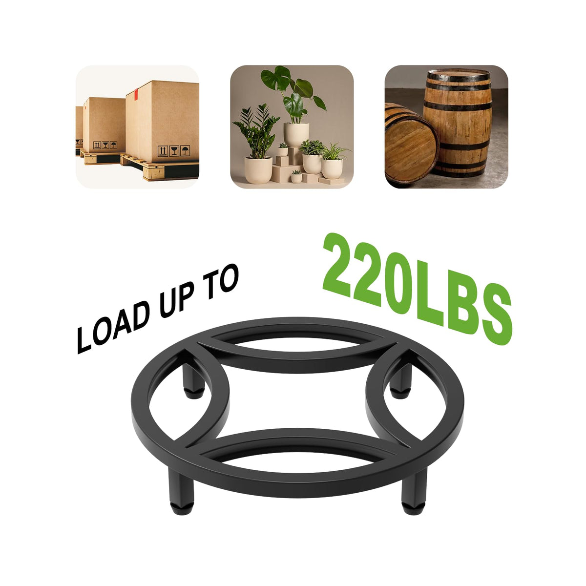 Zhongma plant stand indoor-outdoor setup elevates pots for better light.