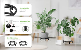 Zhongma plant stand weather-resistant design suitable for indoor and outdoor use.