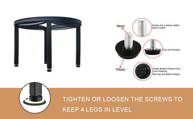 Zhongma plastic leveling buttons protect floors during use.