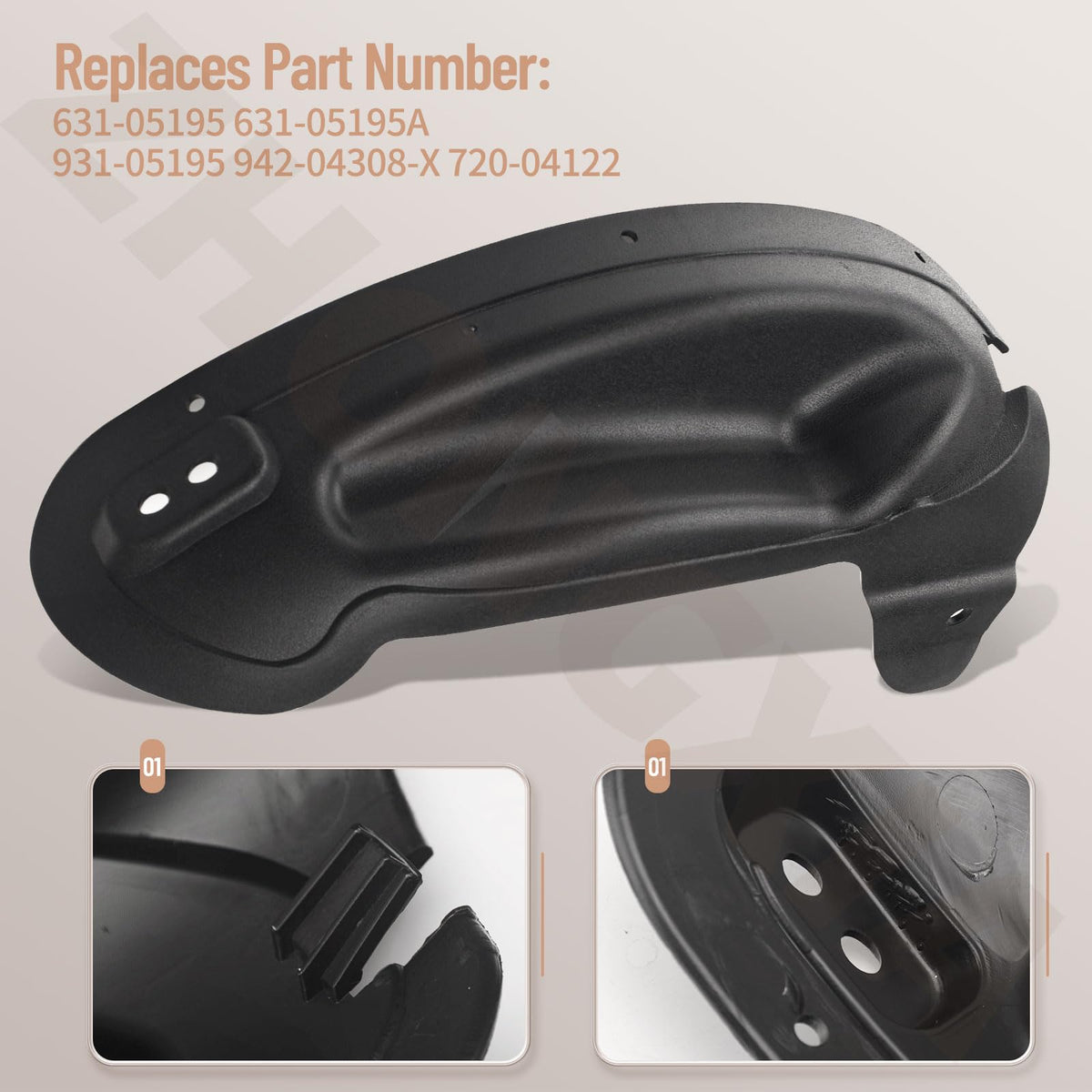 ZHONGXIA 42-46 deck mulch plug setup for efficient mowing