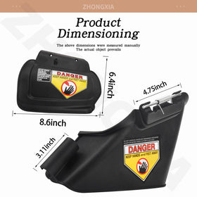 ZHONGXIA 987-02516A hinged mulch plug ready for mulch mode