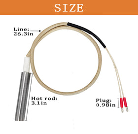 ZHOUWHJJ bottom firepot igniter enables simple ignition at grill start.