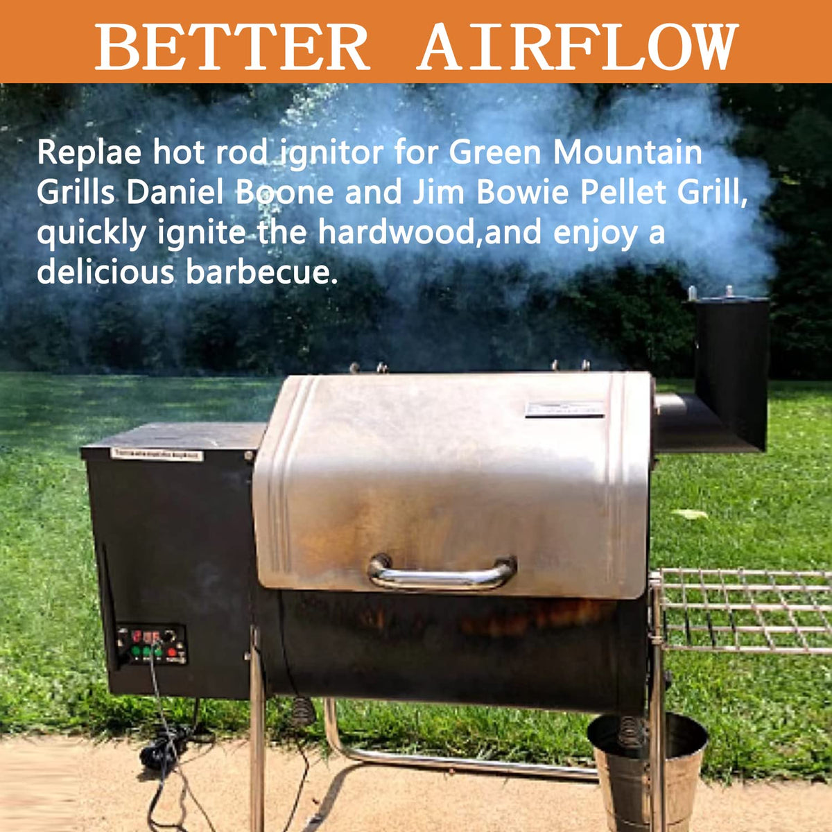 ZHOUWHJJ compatibility note helps verify deployment with GMG grills.