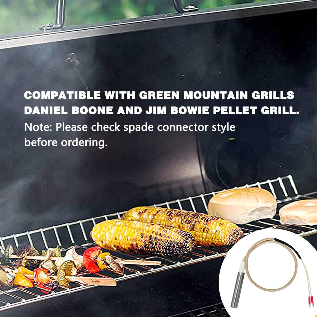 ZHOUWHJJ grill accessory enhances hardwood fuel ignition for better heat start.